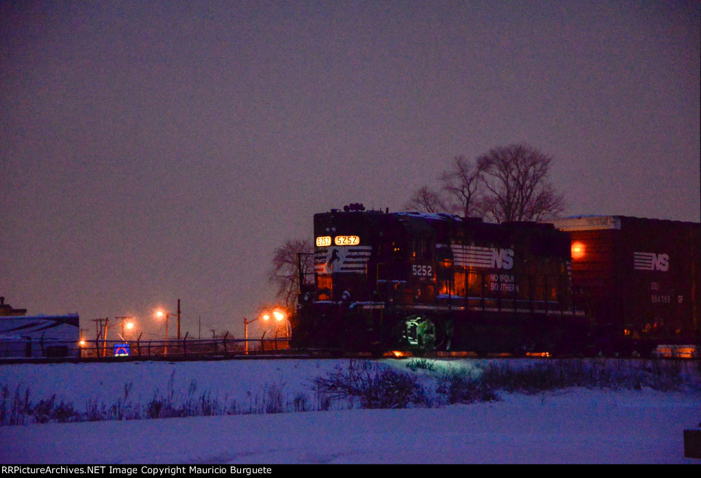 NS GP38-2 High nose Locomotive in the yard